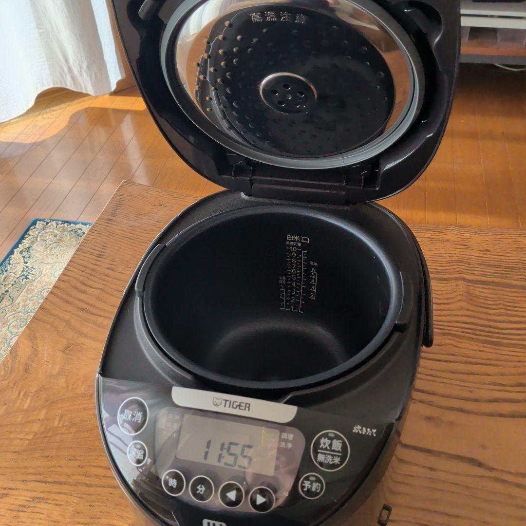 こはくちゃん、TIGER IH炊飯器 黒1升、パンケーキもOK！