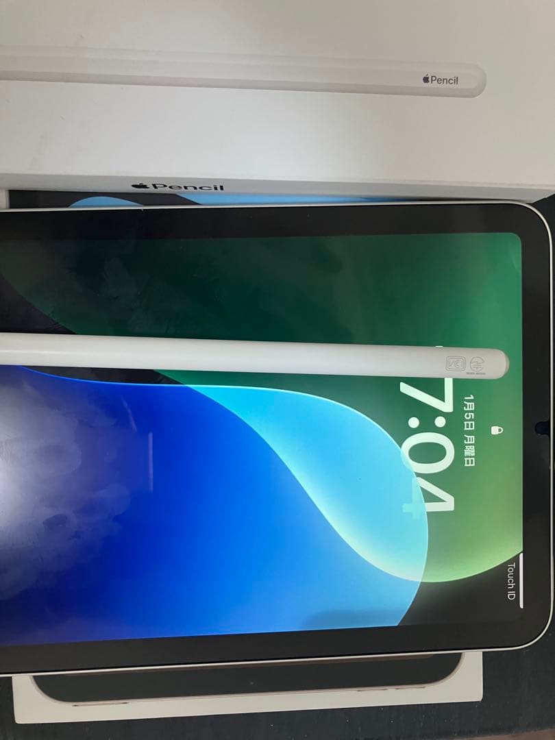 た*か様 Apple iPad mini6スターライト本体+純正pencilセッ