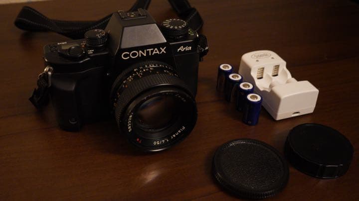 フィルムカメラ Contax Aria Carl zeiss T*50mm f1.4