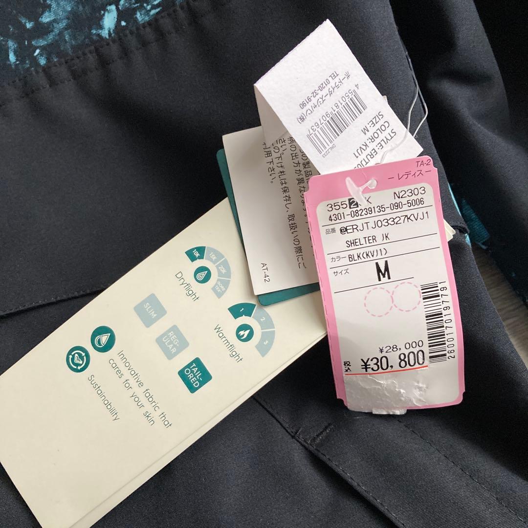 未使用 ロキシー SHELTER スノーボード レディース ジャケット M