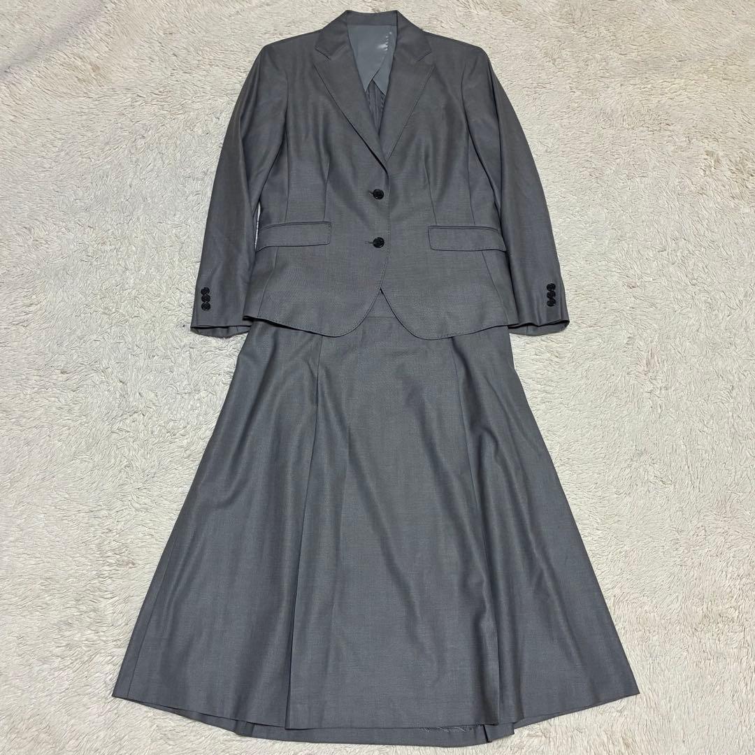 NEWYORKER 2024年モデル シルク 13号 ジャケット フレアスカート