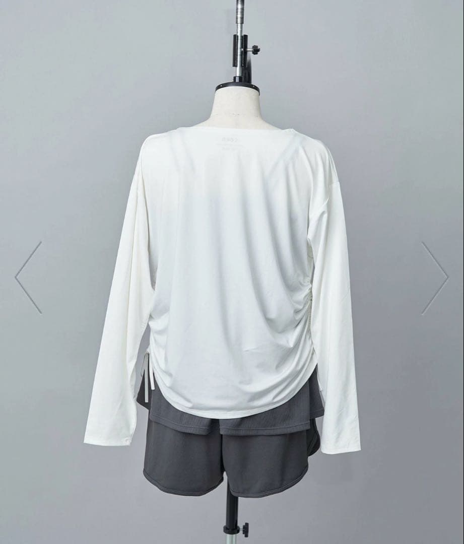 coen 【5点セット】フレアキャミソールスイムウェアLサイズ　ダークグレー