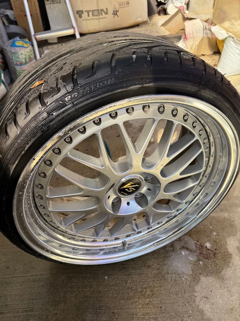 work vs xx 19インチ　8.5J/9J ホイールセット 4本