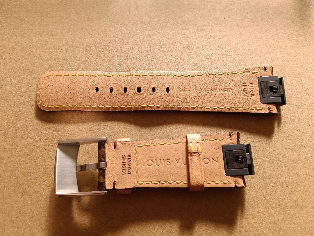 【専用】タンブールGM用　純正モノグラムキャンパスストラップベルト L.S