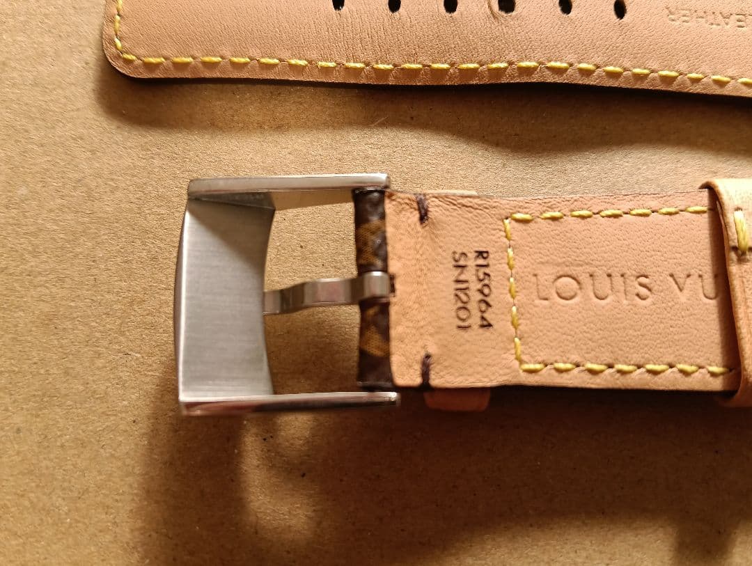 【専用】タンブールGM用　純正モノグラムキャンパスストラップベルト L.S