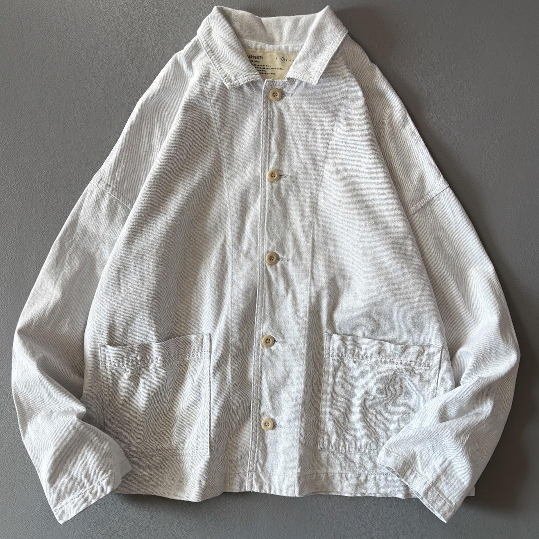 HARVESTY◆ハーベスティ◆スノーデニムカバーオール　ユニセックス　日本製