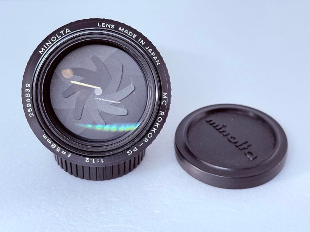 Minolta MC ROKKOR-PG 58mm F1.2 後期 各動作良好