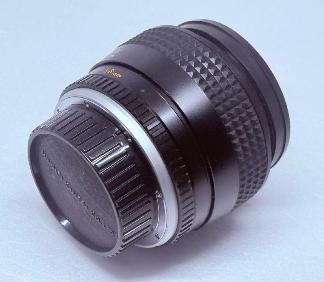 Minolta MC ROKKOR-PG 58mm F1.2 後期 各動作良好