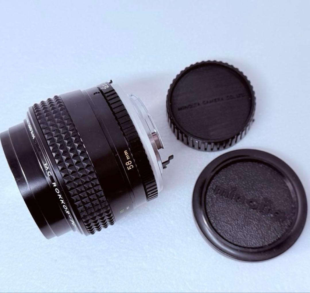 Minolta MC ROKKOR-PG 58mm F1.2 後期 各動作良好