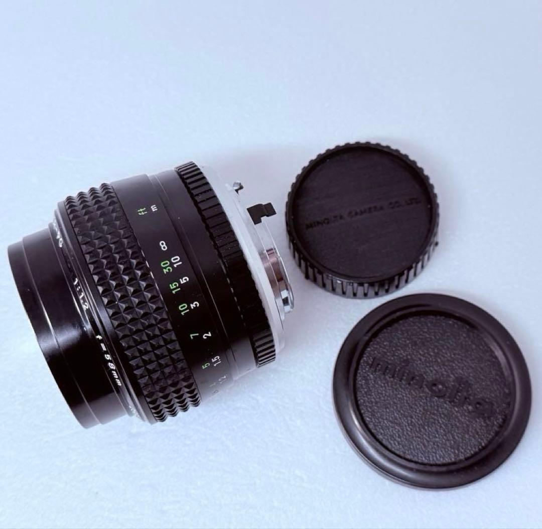 Minolta MC ROKKOR-PG 58mm F1.2 後期 各動作良好