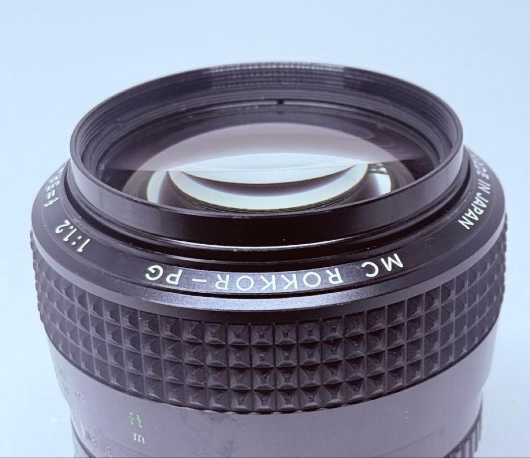 Minolta MC ROKKOR-PG 58mm F1.2 後期 各動作良好