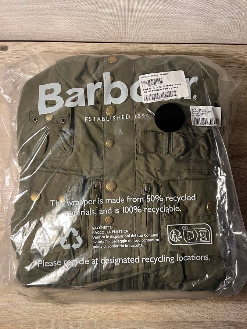 新品60%オフ Barbour × TO KI TO Field Utility