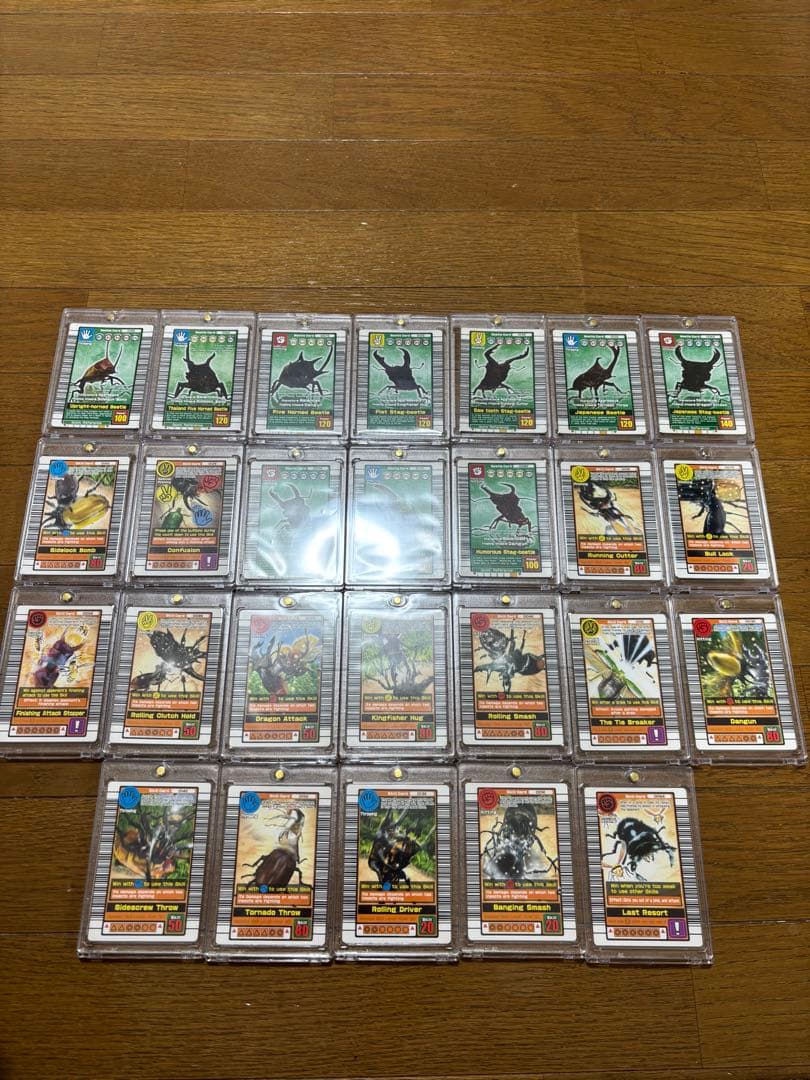 ムシキング　英語　26枚セット