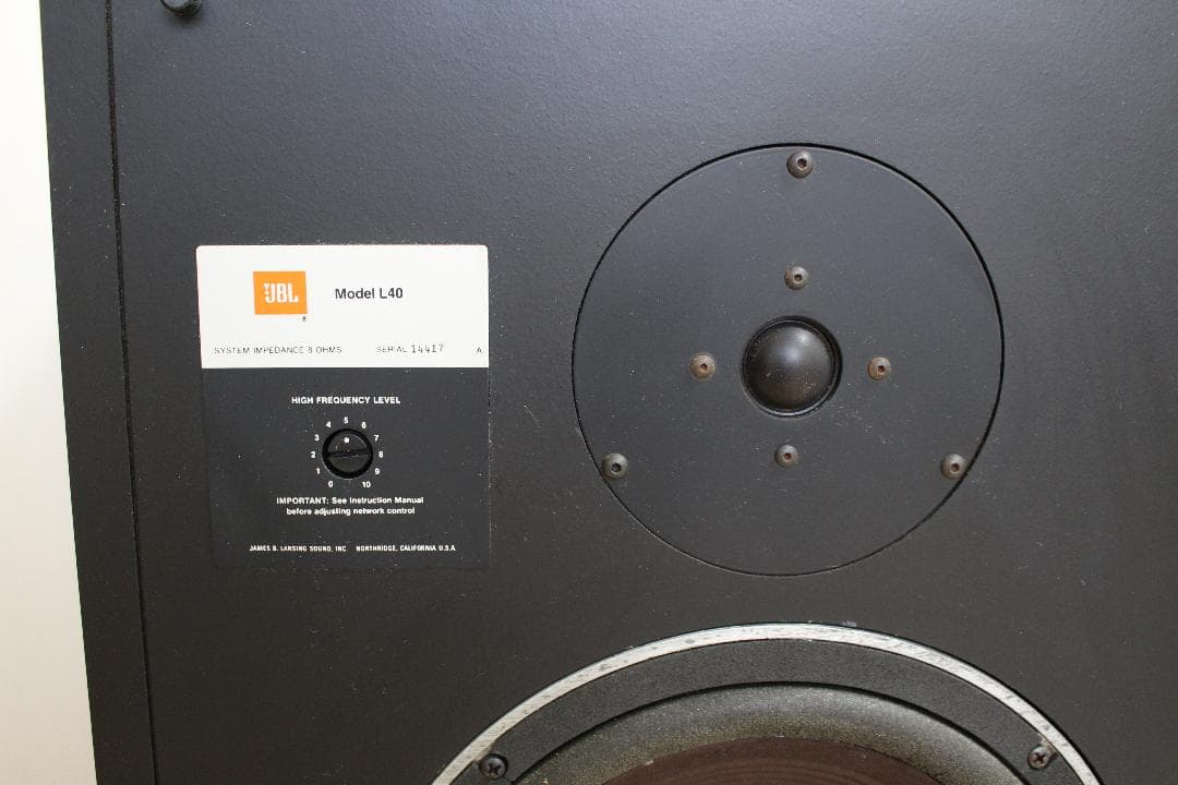 JBL L40Aスピーカー（ペア）