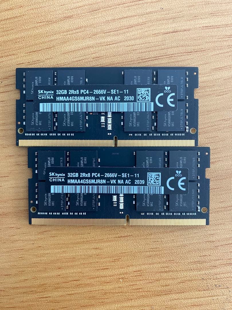 64GB PC4-2666Vメモリ