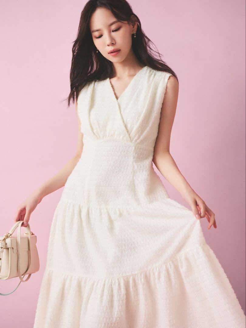 25SS美品・サイズ36　CELFORD　チドリカットジャガードワンピース