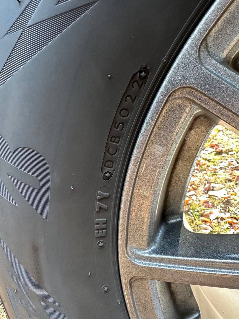 プラド150スタッドレスBLIZZAK DM-V3 ホイール22年製 4本セット