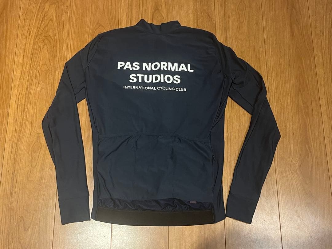 PAS NORMAL STUDIOS サイクルジャージ 長袖 ネイビー　紺　M