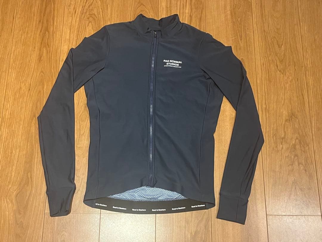 PAS NORMAL STUDIOS サイクルジャージ 長袖 ネイビー　紺　M