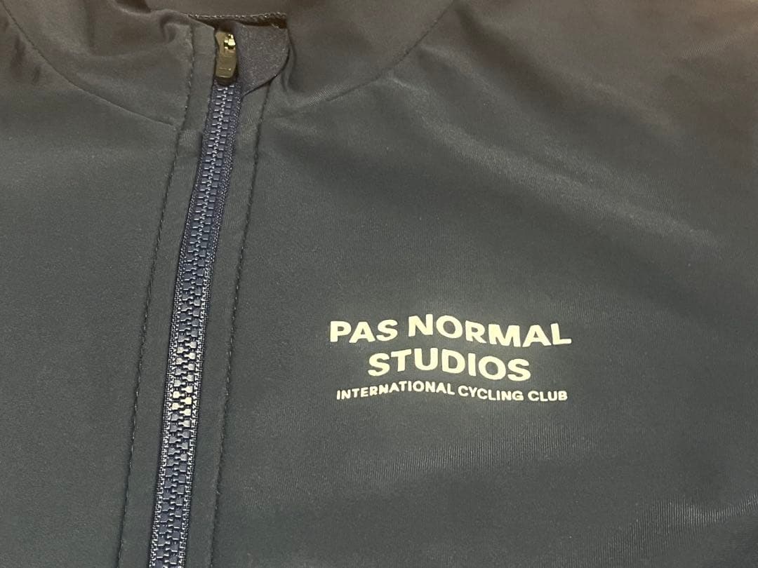 PAS NORMAL STUDIOS サイクルジャージ 長袖 ネイビー　紺　M