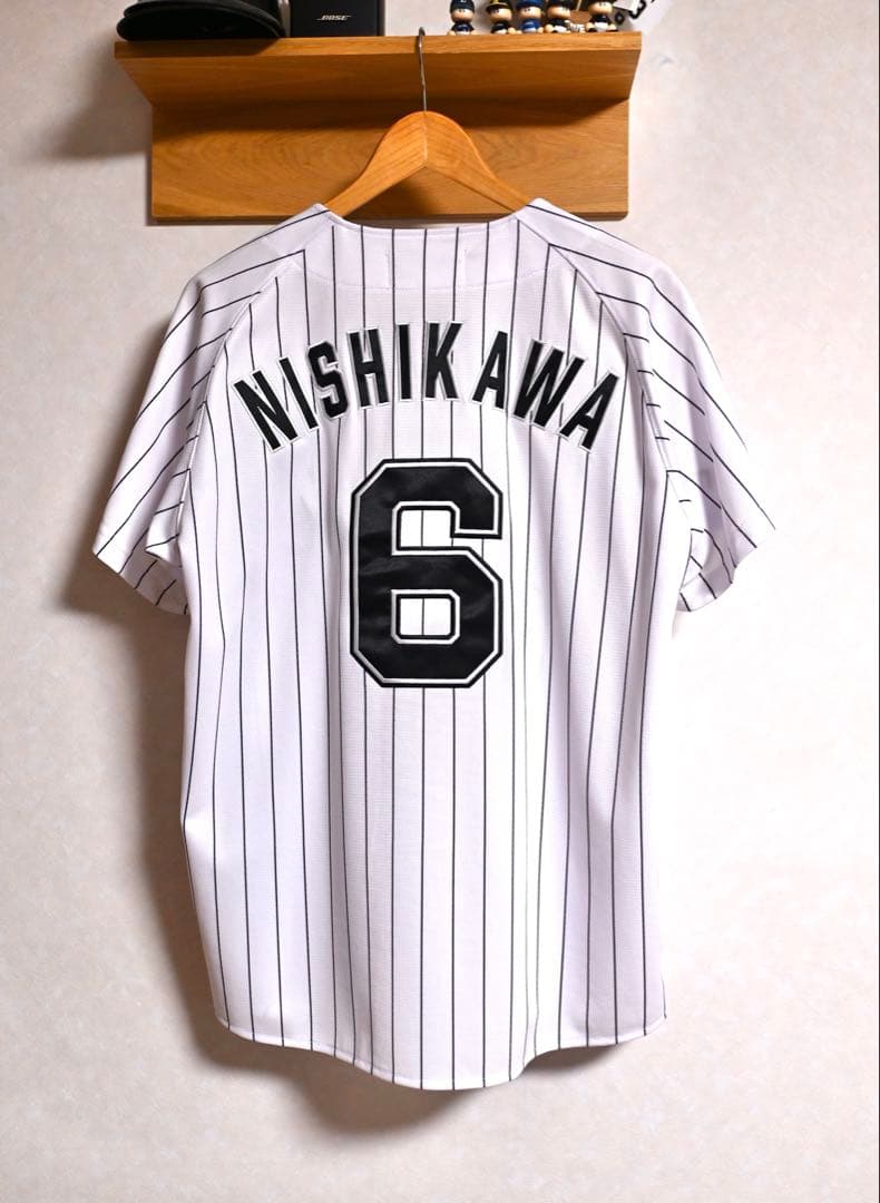 西川史礁　レプリカユニフォーム M 千葉ロッテマリーンズ