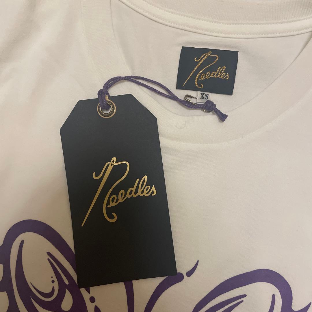 Needles 蝶グラフィック Tシャツ XS ホワイト