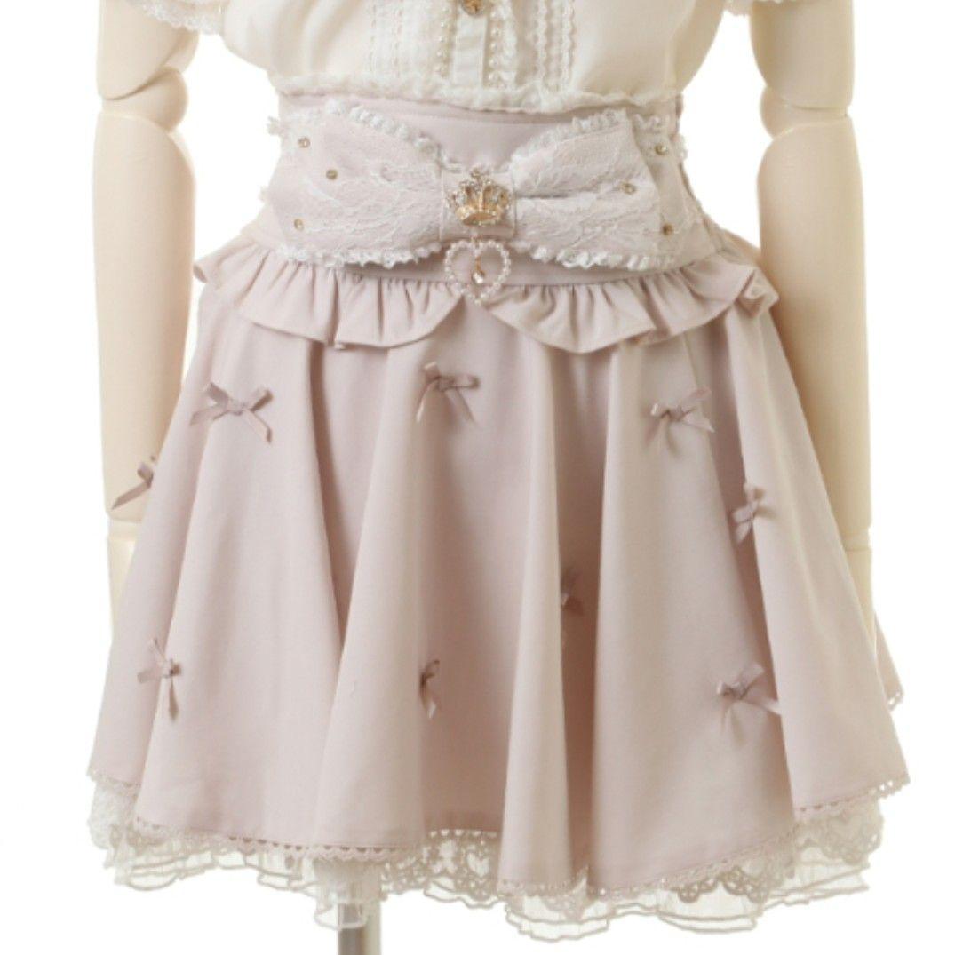 メニーリボンサーキュラースカート