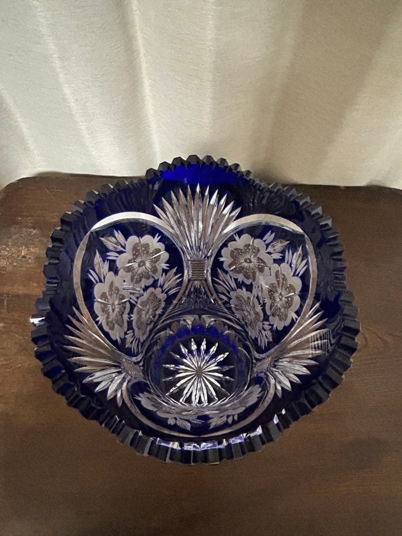 ドレスデン　クリスタル　花瓶　花入