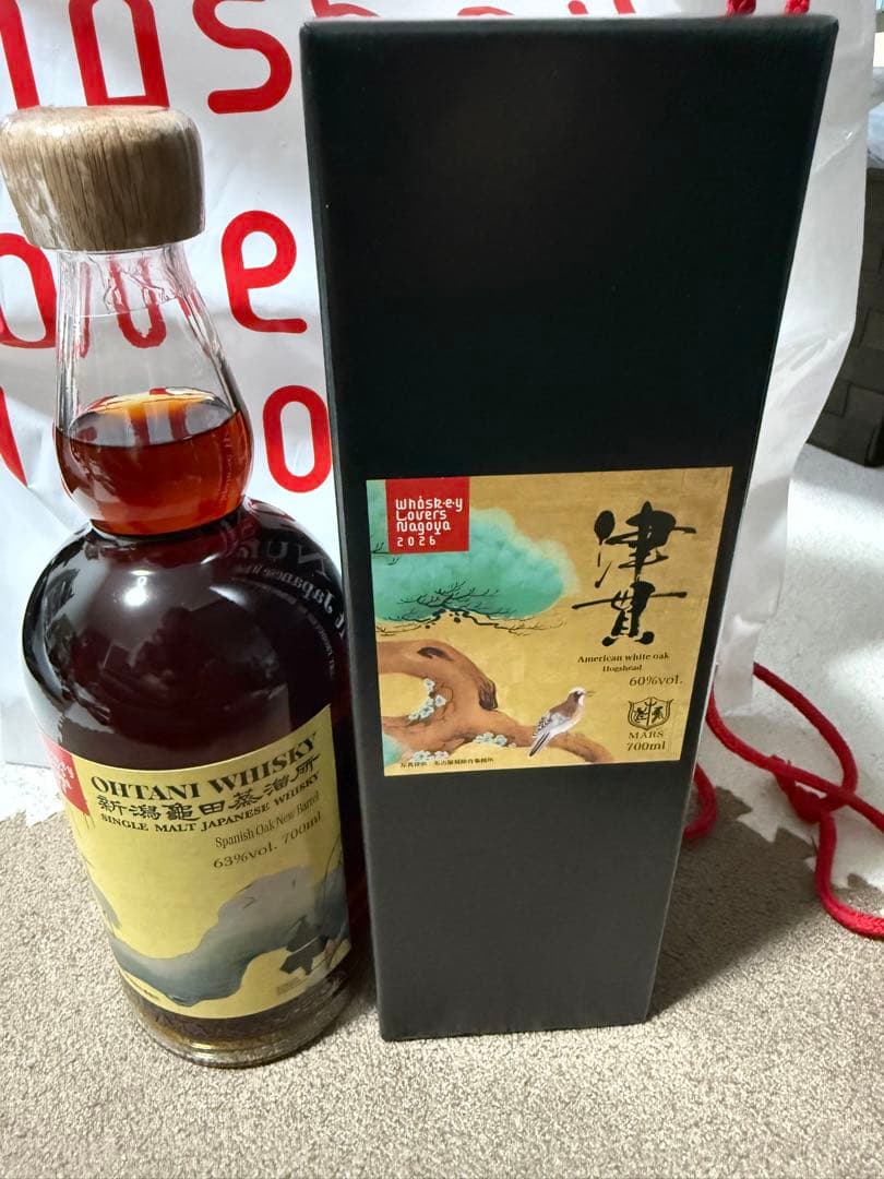 ウィスキーラバーズ2026限定ボトル　シングルカスク津貫 　亀田シングルカスク