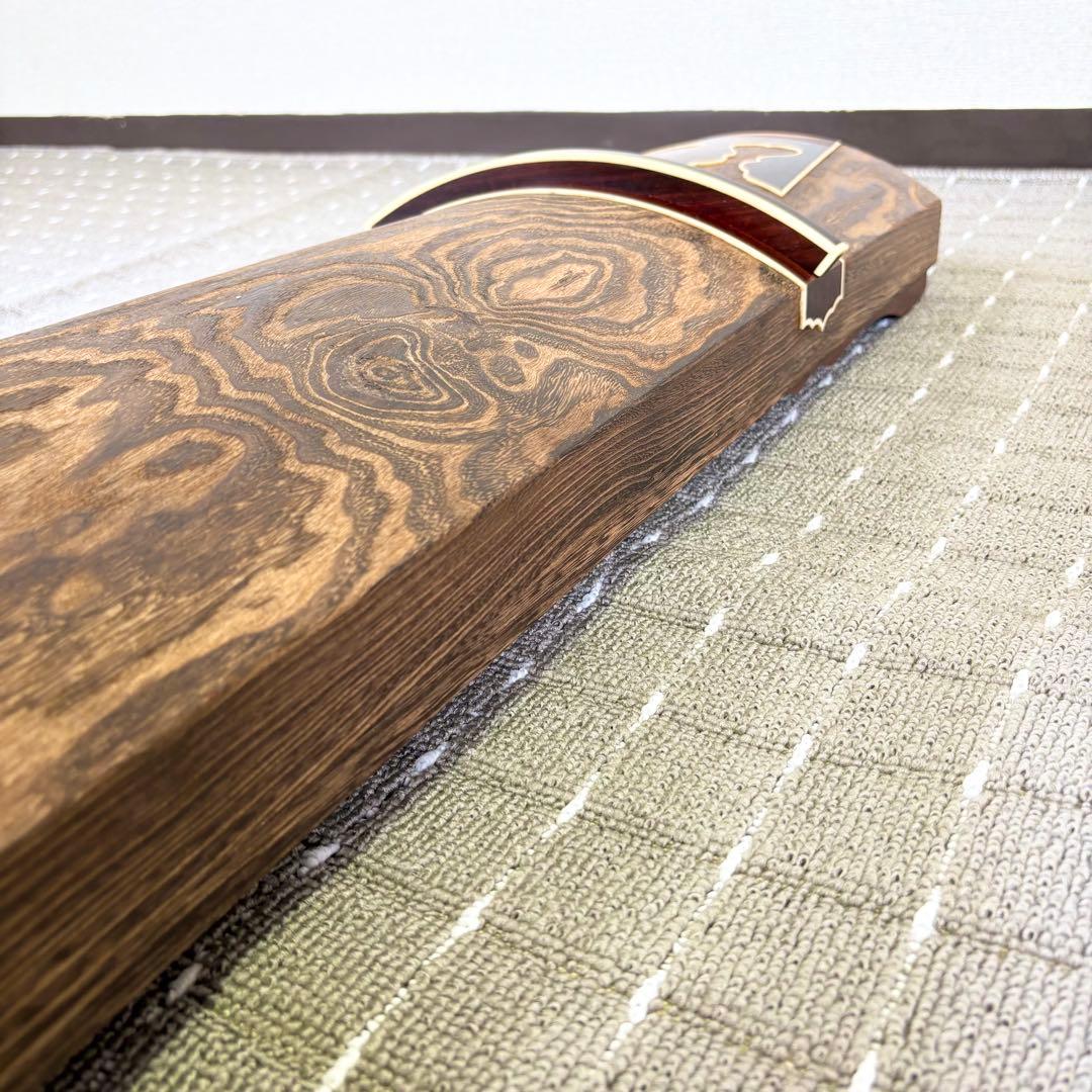 新品未使用 お琴 フルセット付属品付 上角すだれ彫 定価40万円相当 糸張り込