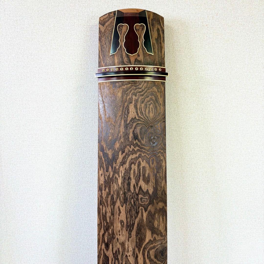 新品未使用 お琴 フルセット付属品付 上角すだれ彫 定価40万円相当 糸張り込