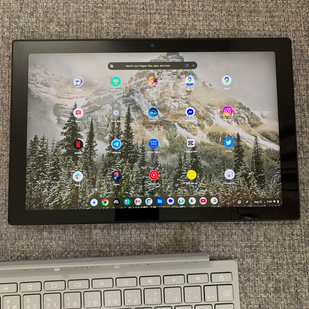 ASUS Chromebook本体 12インチ グレー