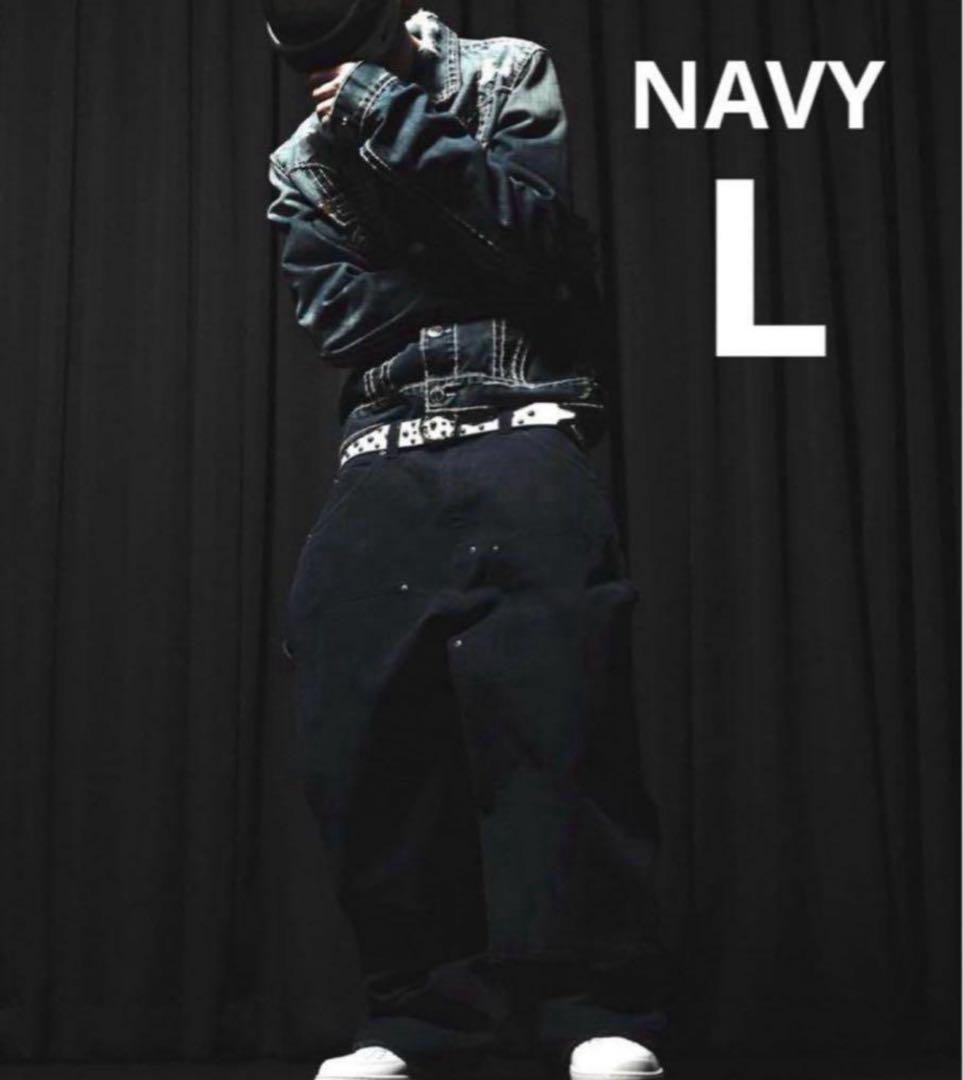 パンツ L DICKIES FUTURE ARCHIVE W-KNEE WK NAVY