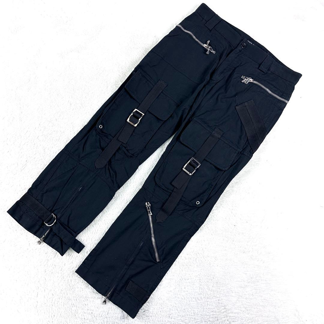 03AW ドルチェ&ガッパーナ カーゴパンツ パラシュート　ジップパンツ L