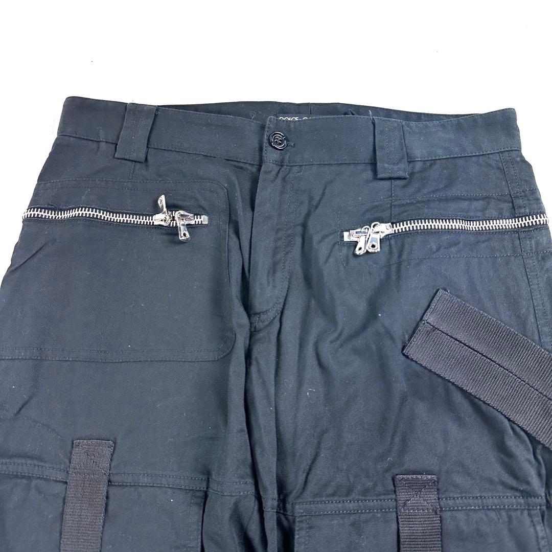 03AW ドルチェ&ガッパーナ カーゴパンツ パラシュート　ジップパンツ L