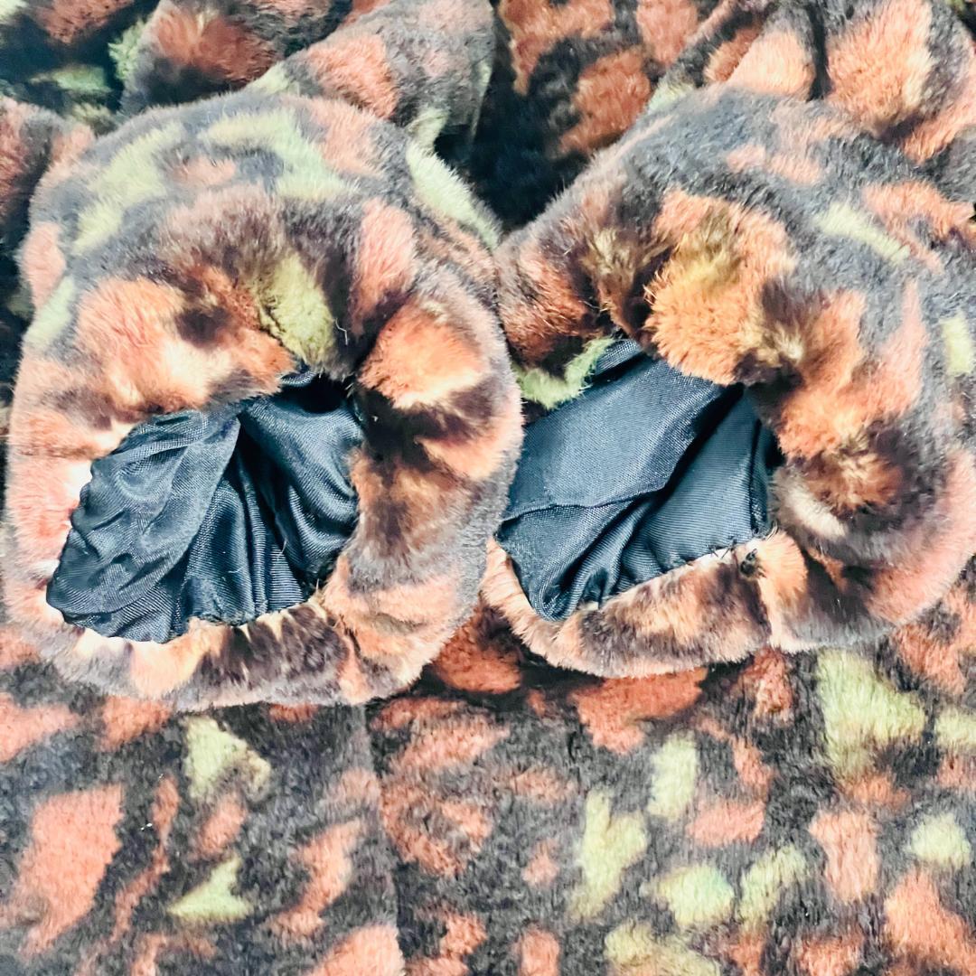 【SAGAMINK】ファーコート シェアードミンク 花柄　総柄 Ｆ 着丈93