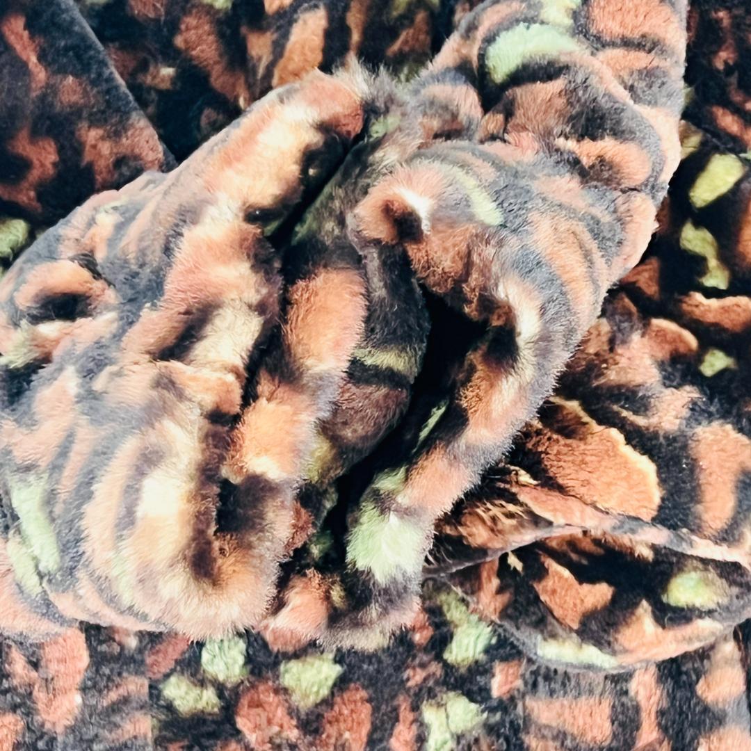 【SAGAMINK】ファーコート シェアードミンク 花柄　総柄 Ｆ 着丈93