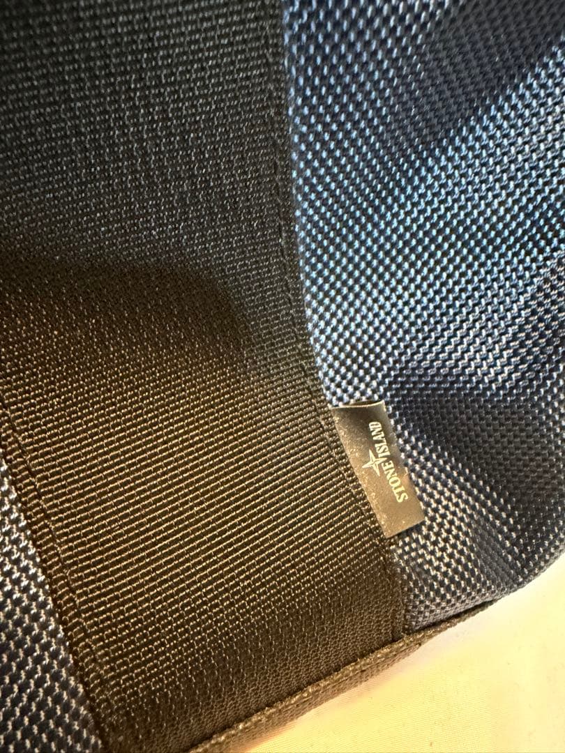 Stone  ボストンバッグ／ネイビー系 3泊程度の旅行に最適・美品