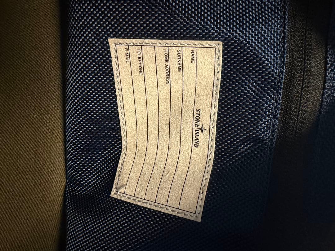 Stone  ボストンバッグ／ネイビー系 3泊程度の旅行に最適・美品