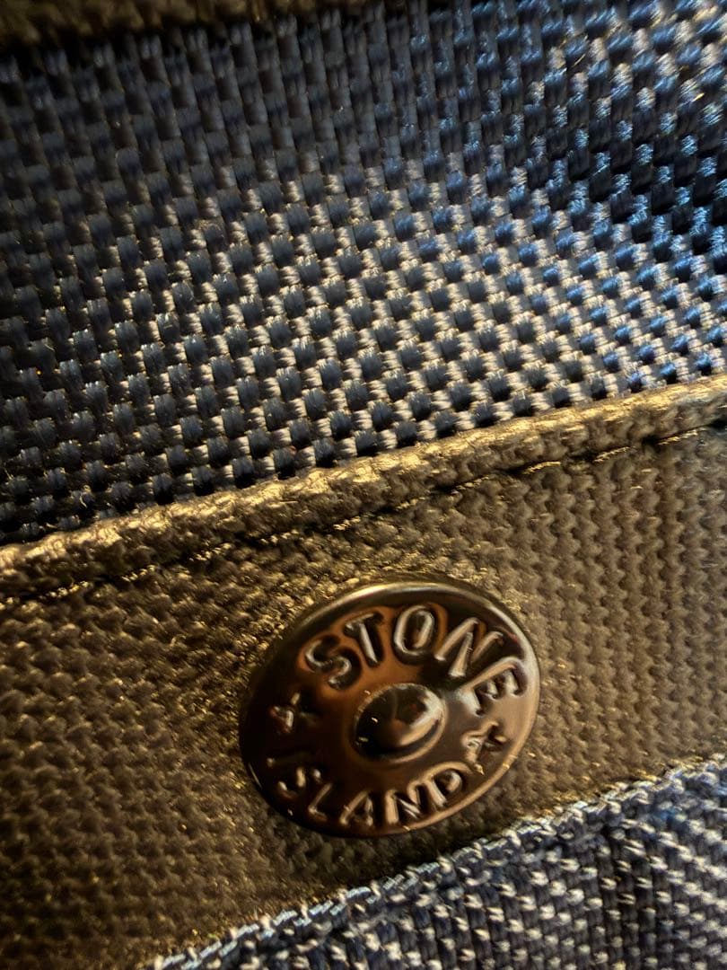 Stone  ボストンバッグ／ネイビー系 3泊程度の旅行に最適・美品