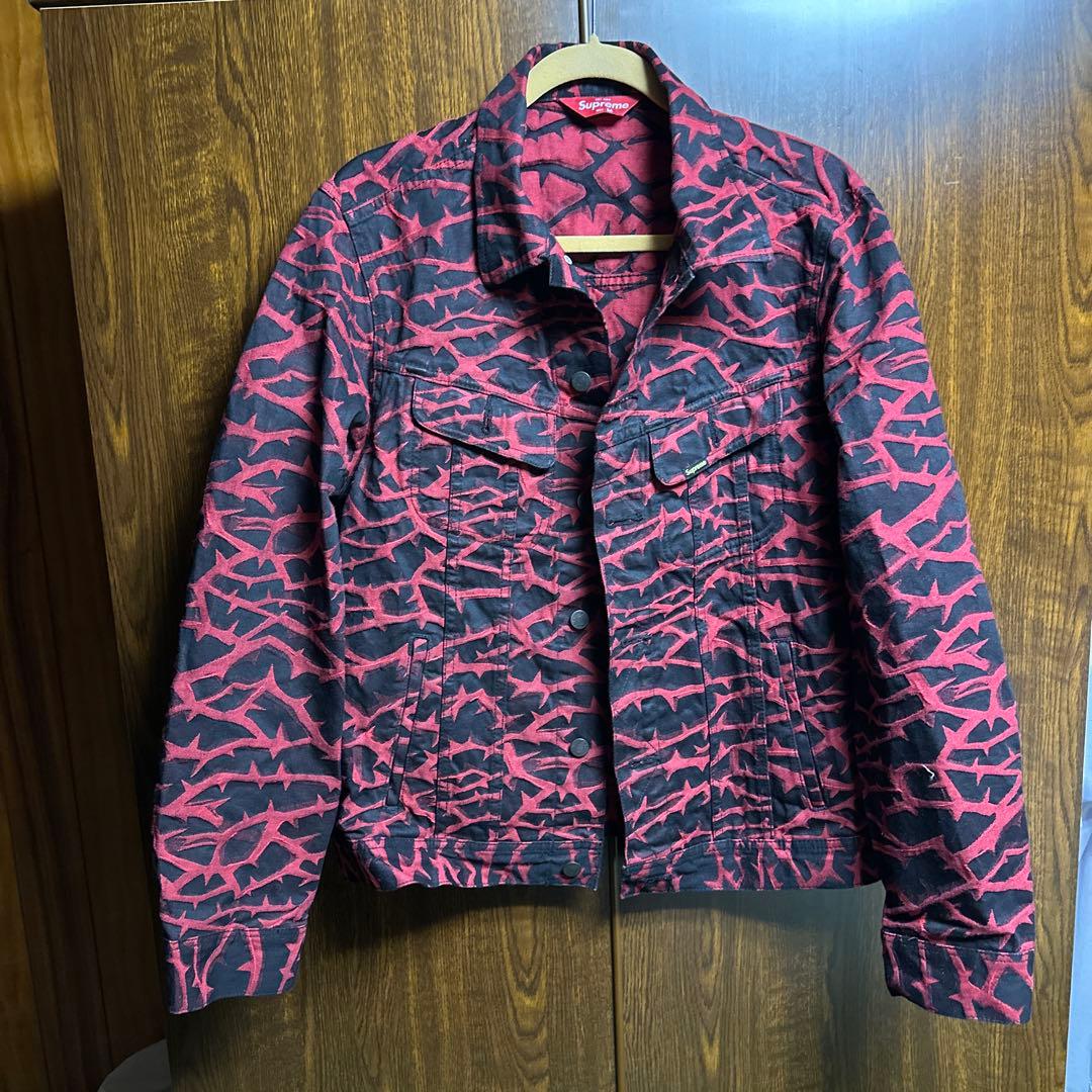 M*k様 supreme ソーン柄トラッカージャケット