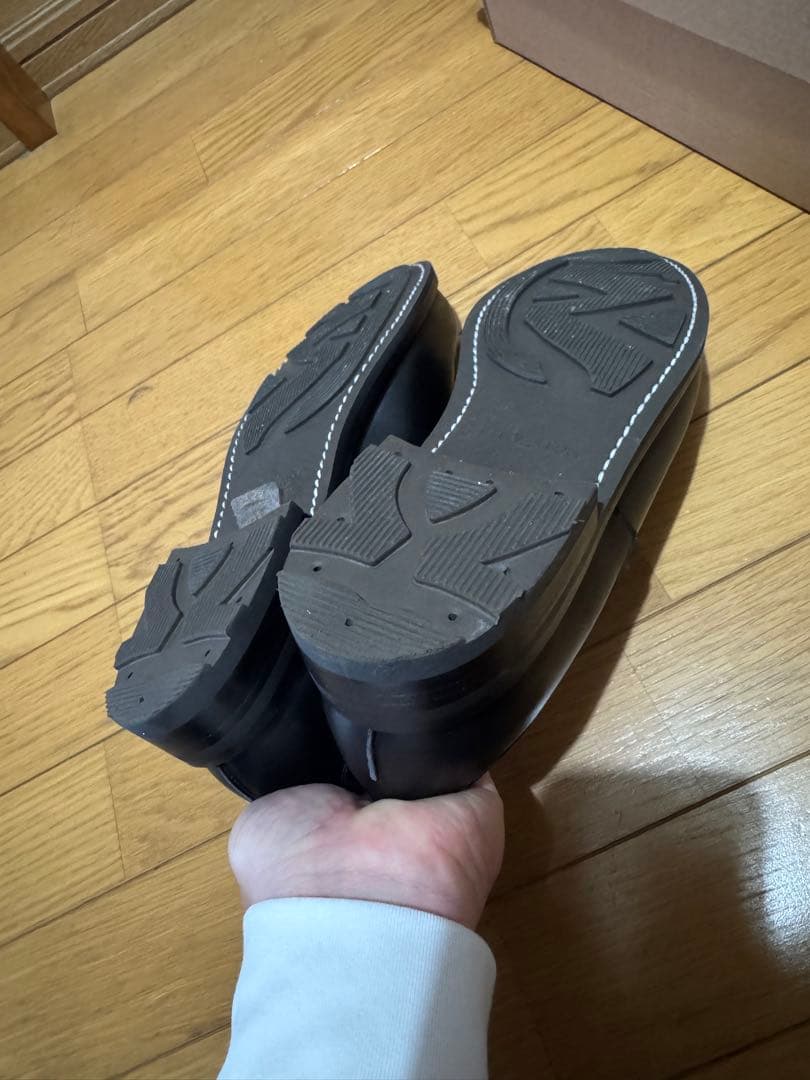 J.M. WESTON ブラックレザー ドレスシューズ