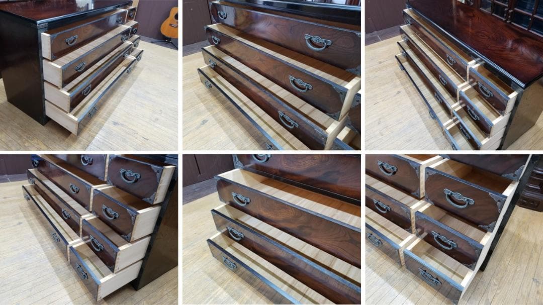 D11　2列4段８杯　時代箪笥