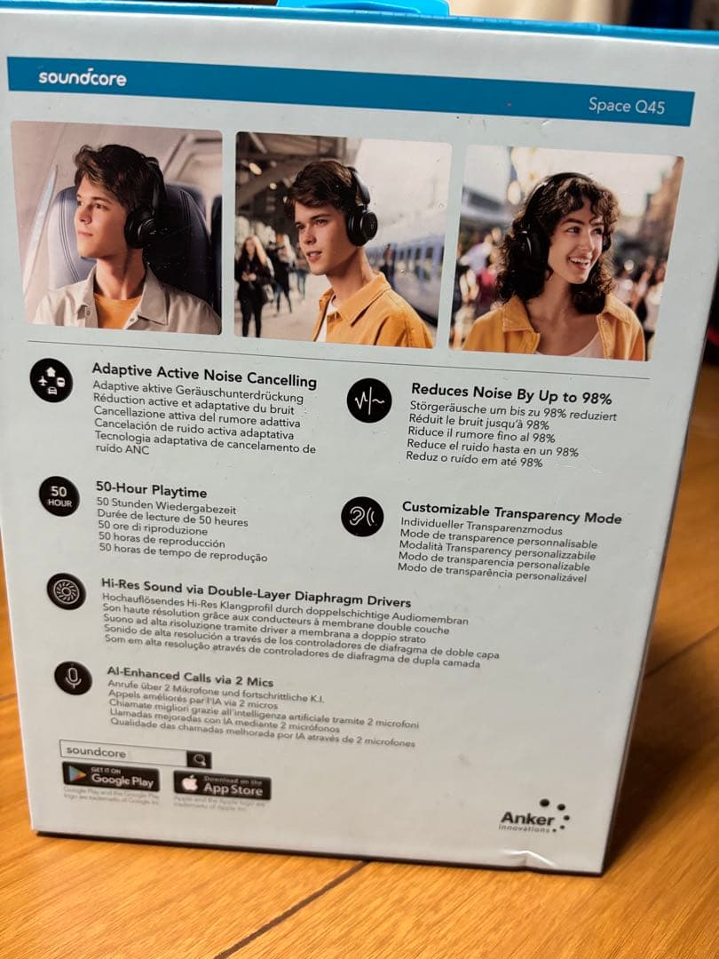 【美品】Anker sound coreヘッドはフォン★Space q45