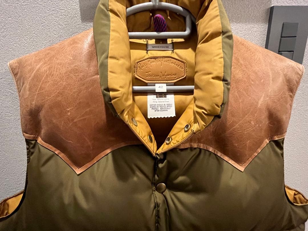 ウエアハウス Rocky Mountain Featherbedダウンベスト42