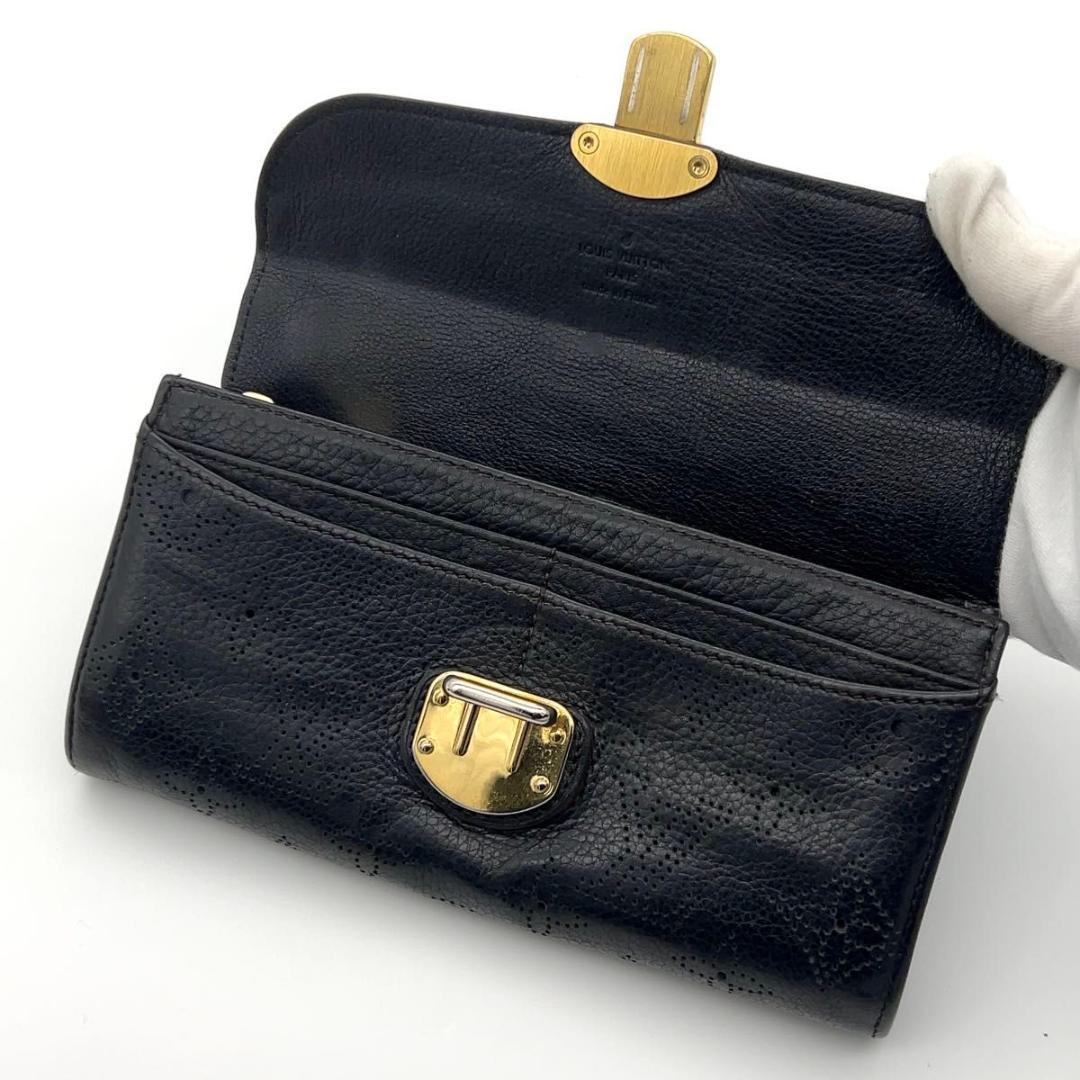 Louis Vitton マヒナ ポルトフォイユイリス 長財布 ブラック
