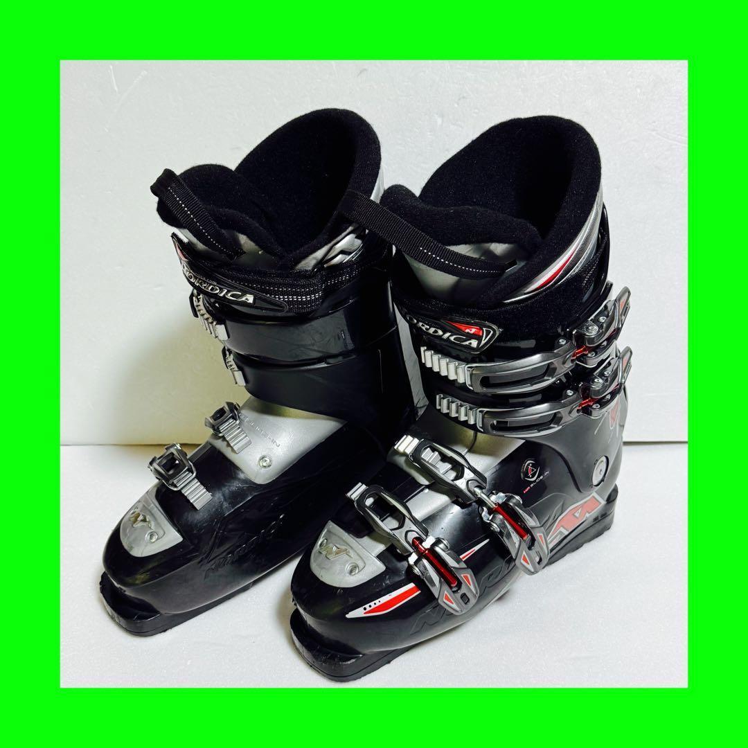 26cm26.5cm スキーブーツNordica 男性 黒/シルバー305mm