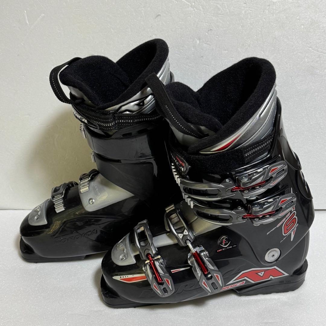 26cm26.5cm スキーブーツNordica 男性 黒/シルバー305mm