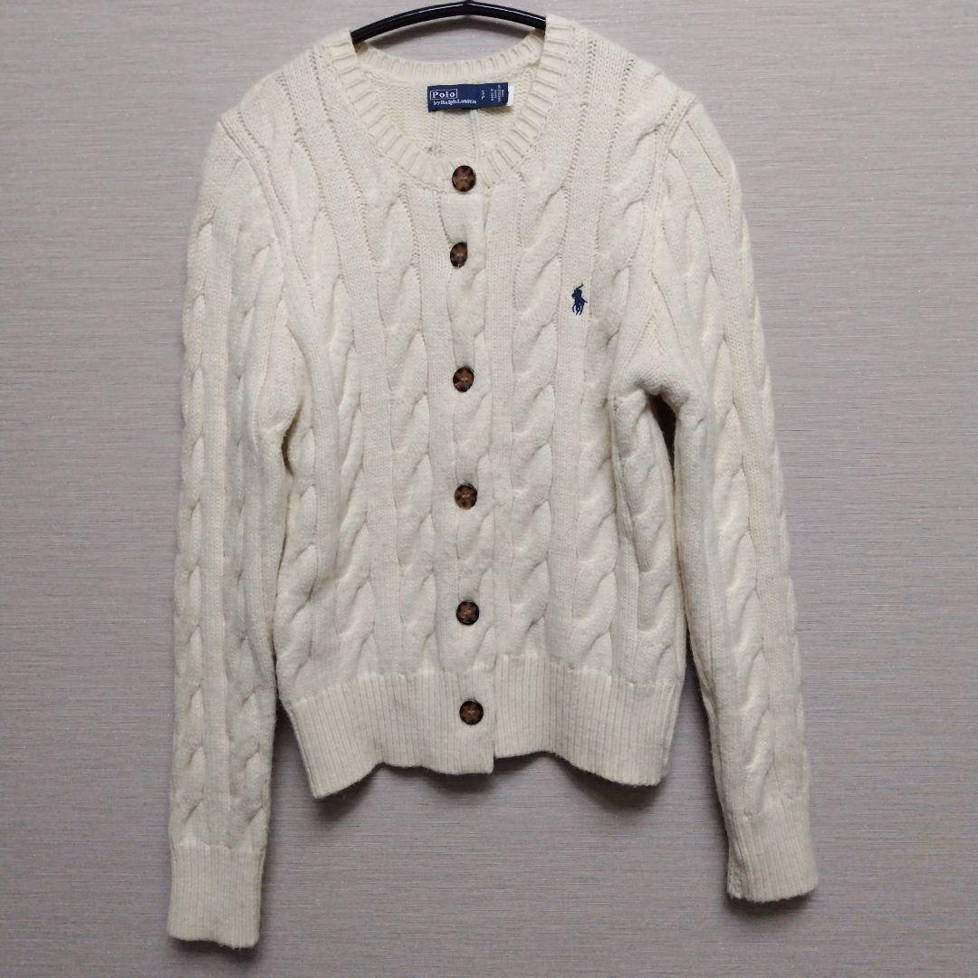 kazzxです！ラルフローレン ケーブルニット カーディガン ヴィンテージ