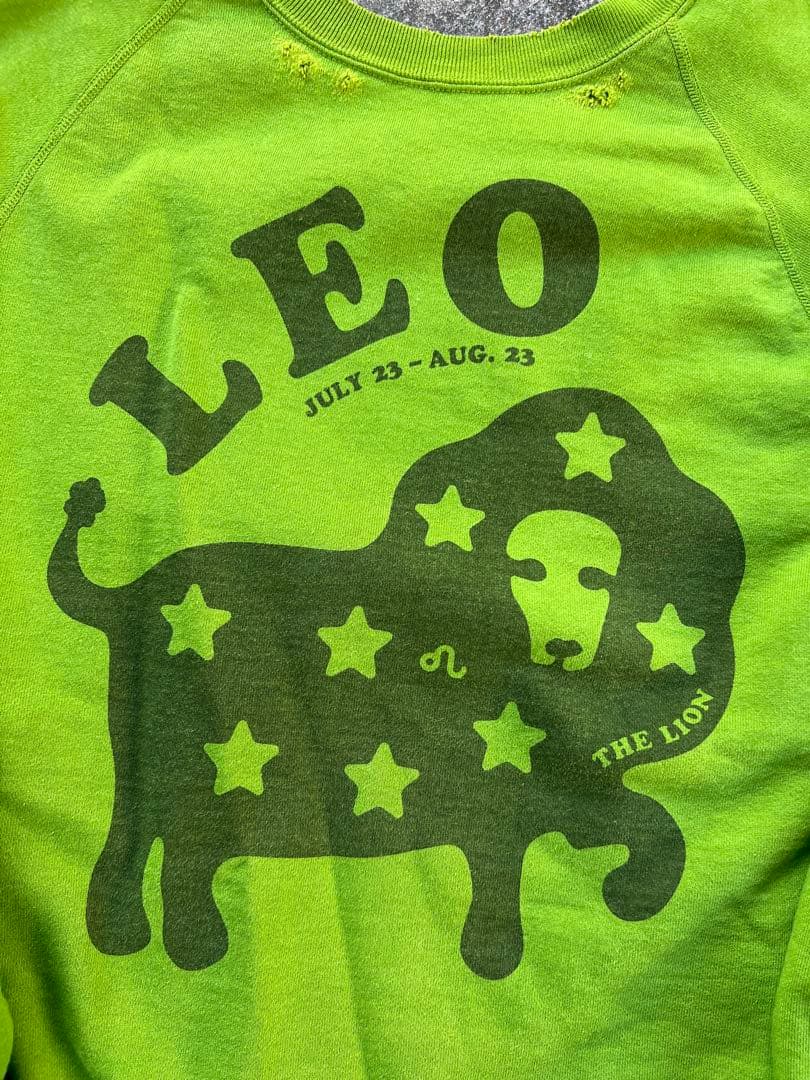 NexusⅦ7星座zodiac獅子座LEOスウェット46 Mグリーン